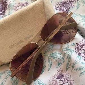 Rose Gold Michael Kors Sunglasses by Luxotica